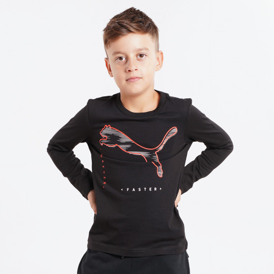 Puma Active Sports Kids' Long Sleeve T-Shirt