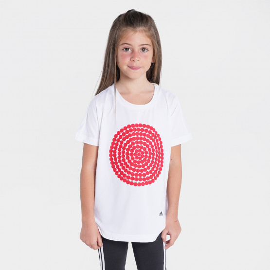 adidas Performance Marimekko Primegreen Aeroready Loose And Longer Graphic Kid's T-shirt