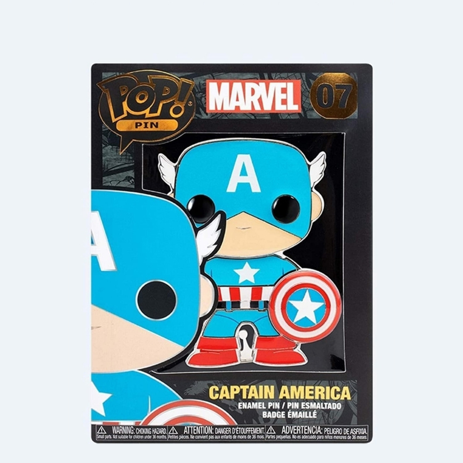 Funko Pop! Marvel - Captain America Pin (9000092399_1523)