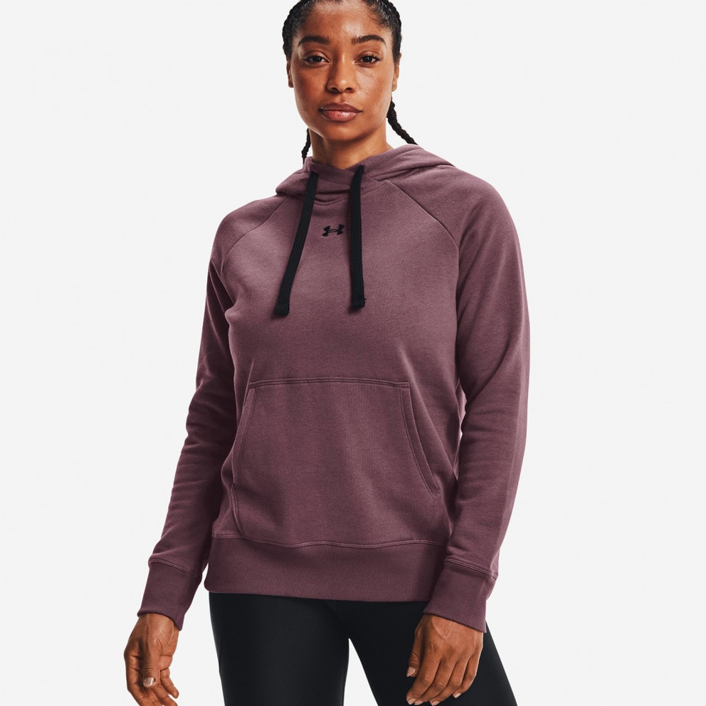 Under Armour Rival Γυναικεία Μπλούζα με Κουκούλα