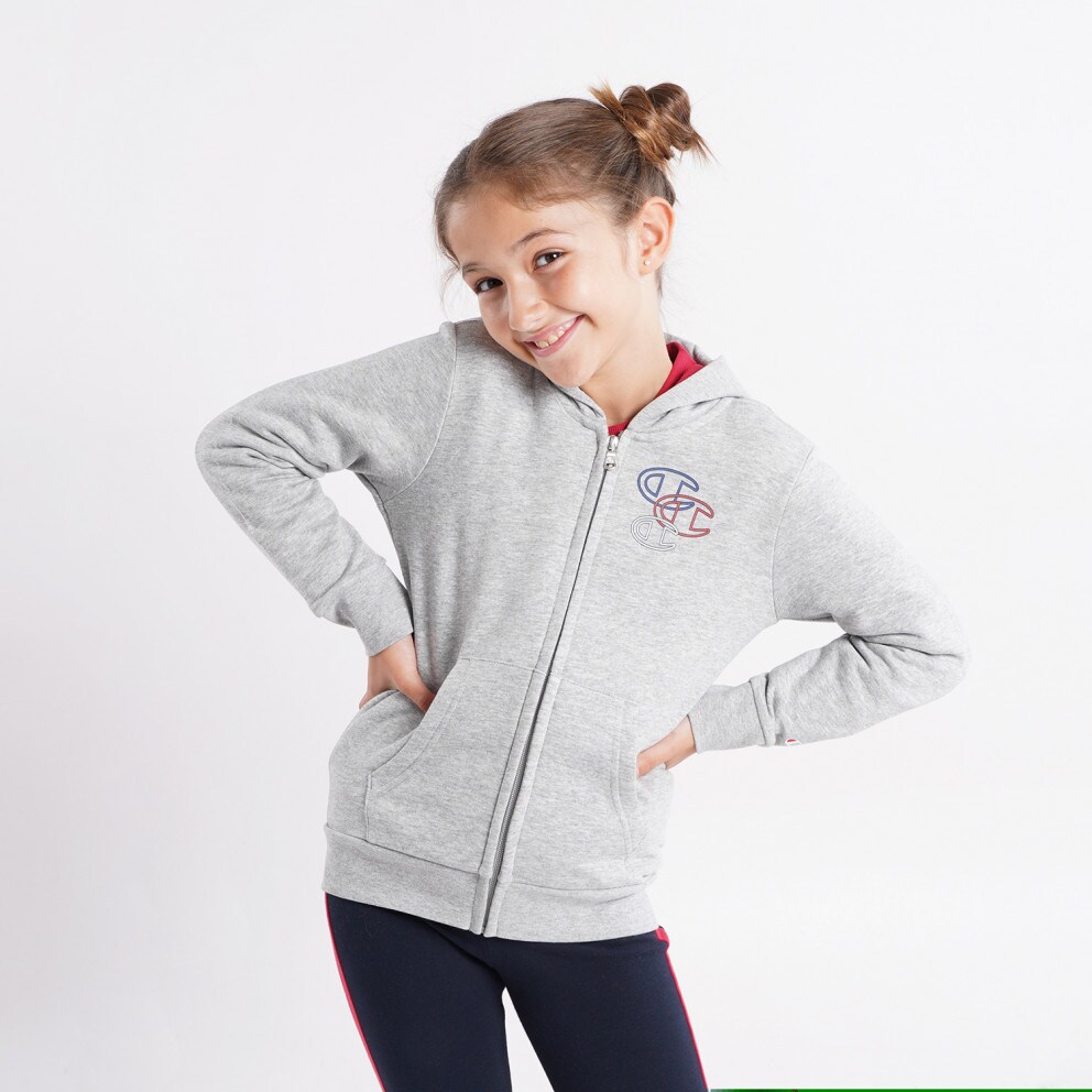 Champion Hooded Full Zip Kid's Sweatshirt