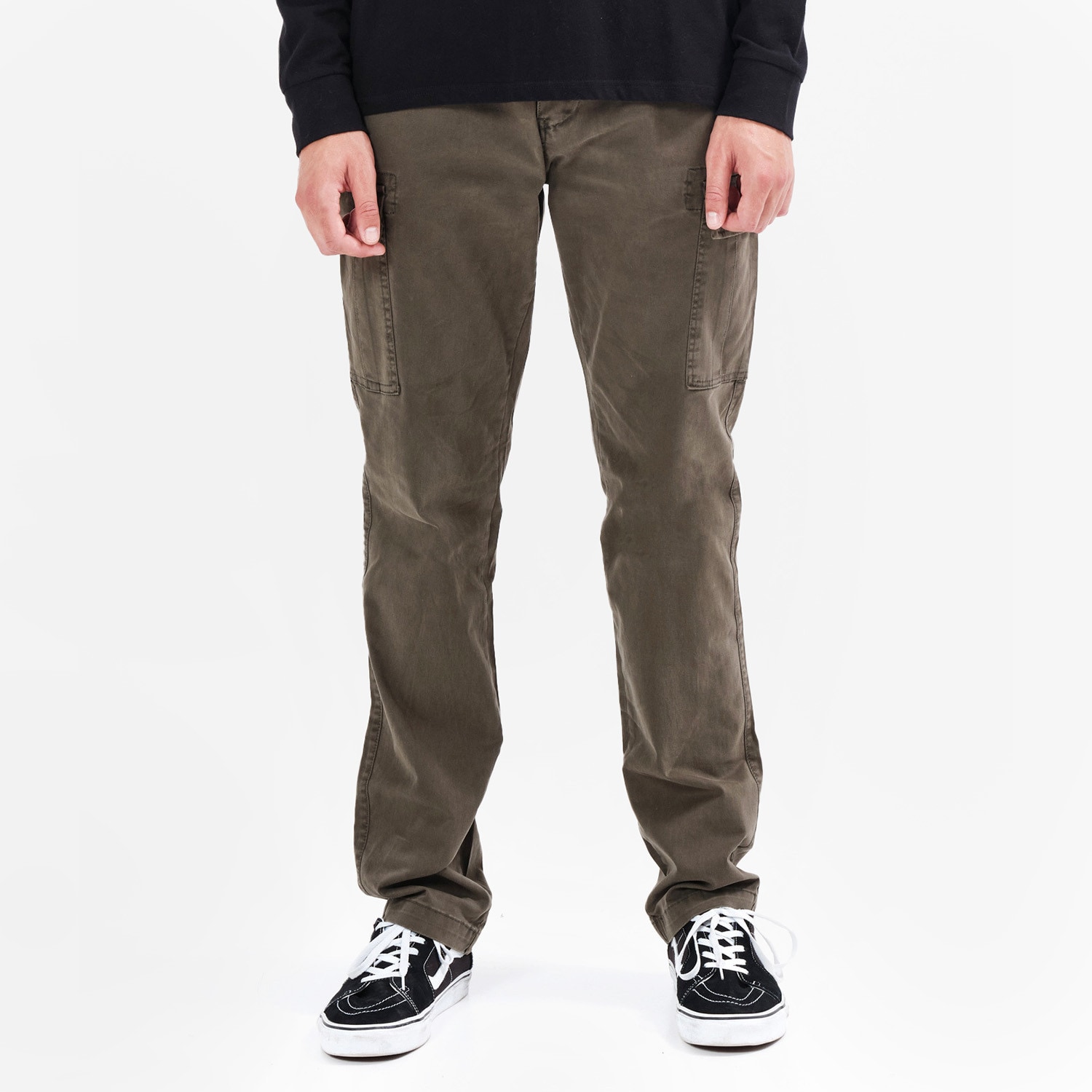 Boys Camel Jake Jeans - 163 - 212.EM42.96 - Emerson Garment Dyed Stretch  Mens' Cargo Pants Khaki 20