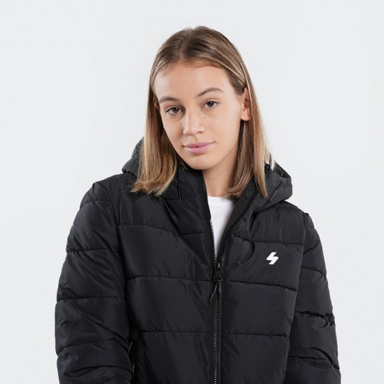 Superdry Spirit Sports Puffer Women'S Hodded Jacket