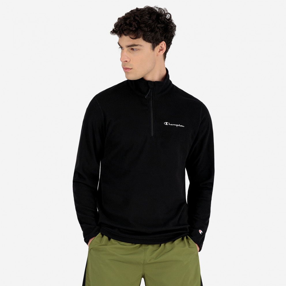 Champion Half Zip Top Sweatshirt BLACK 216695-KK001