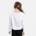 Levis Cropped Long Kid's Cropped Blouse With Long Sleeves