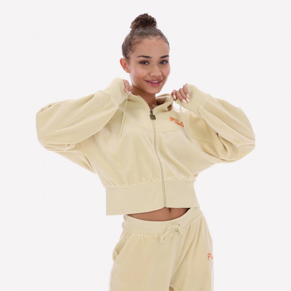 Fila Serenella Zip Γυναικεία Ζακέτα με Κουκούλα