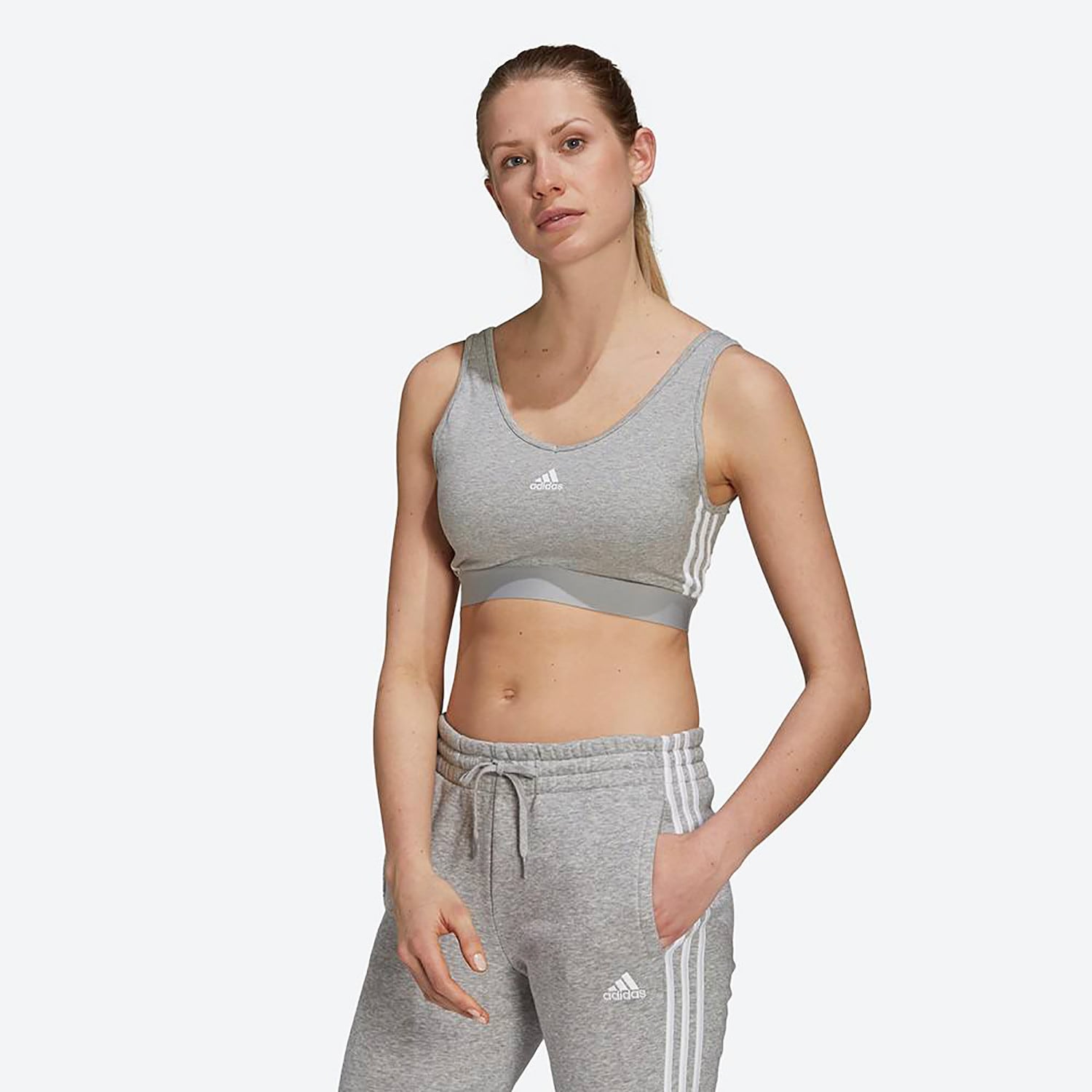 adidas Performance 3 Stripes Cro Γυναικείο Μπουστάκι (9000089822_10522)