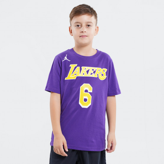 Jordan NBA Los Angeles Lakers Lebron James Kids' T-Shirt