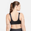 Nike Dri-FIT Swoosh Medium-Support 1-Piece Pad Shine Γυναικείο Μπουστάκι