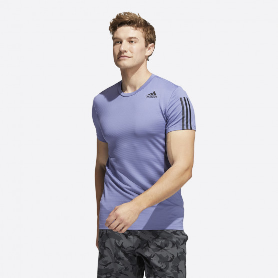 adidas Performance Primeblue Aeroready 3-Stripes Ανδρική Μπλούζα