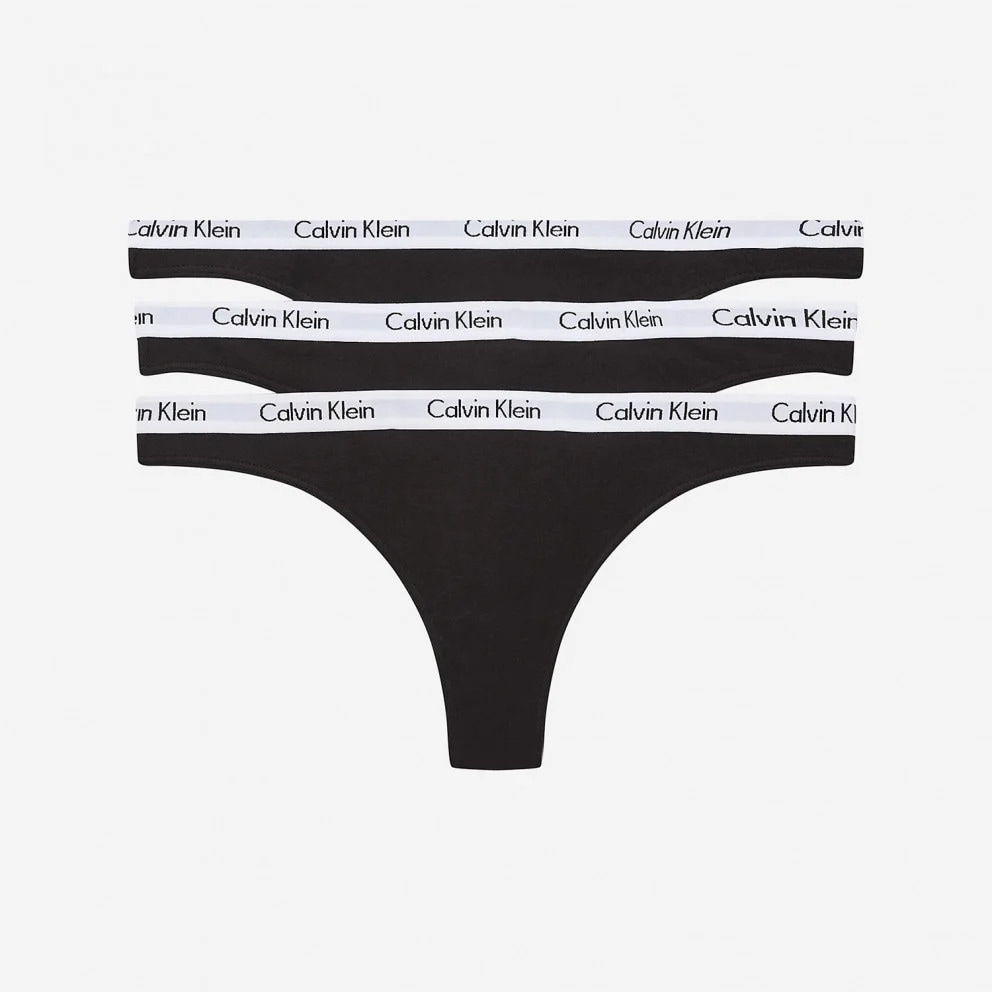 Calvin Klein Thong 3-Pack Γυναικείο Εσώρουχο