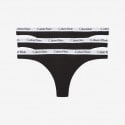 Calvin Klein Thong 3-Pack Γυναικείο Εσώρουχο