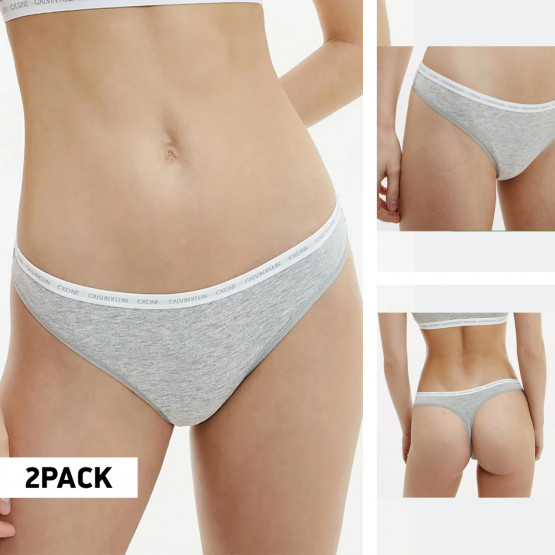 Calvin Klein Thong 2-Pack Γυναικείο Σλιπ