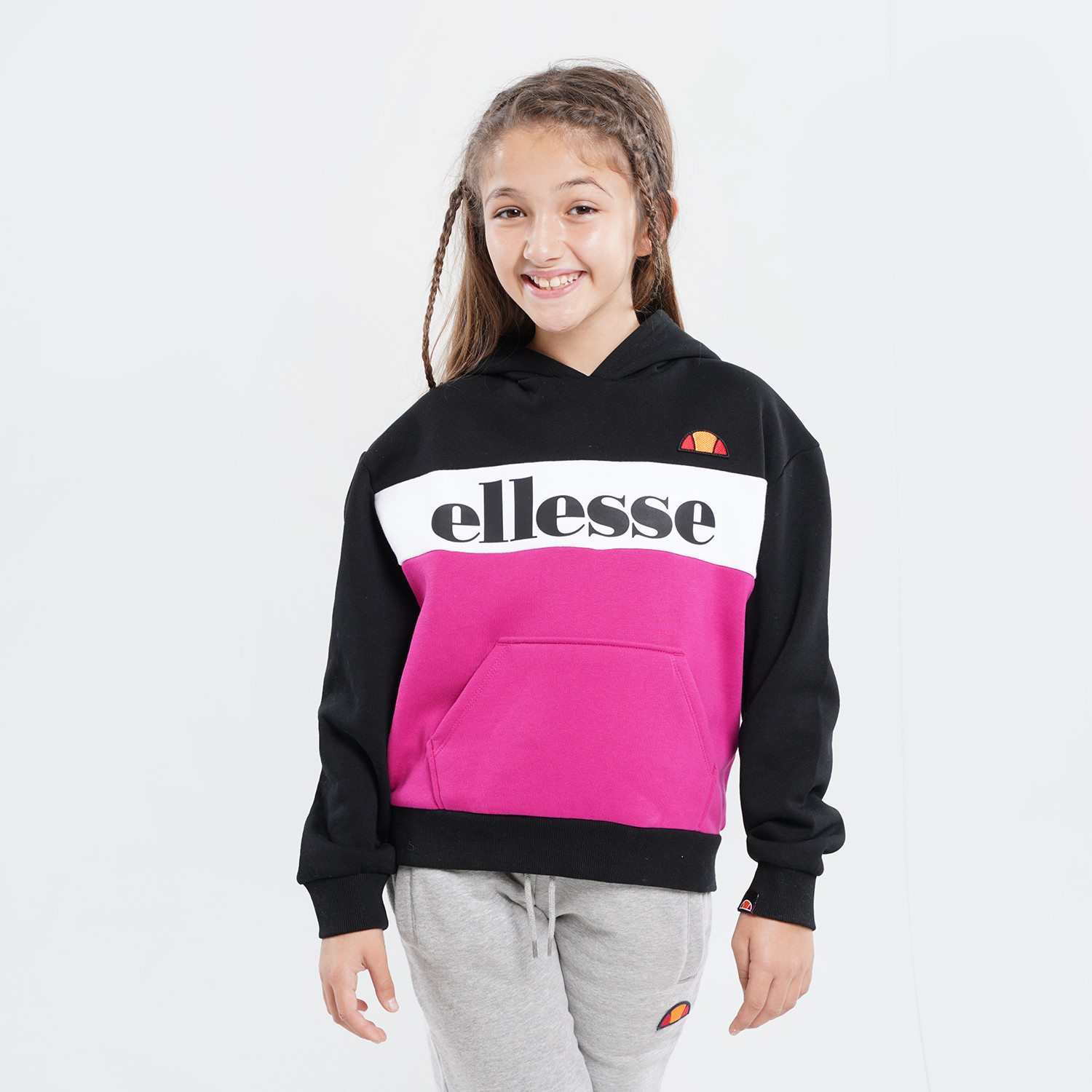 Ellesse Chelina Jnr Oversized Παιδική Μπλούζα με Κουκούλα (9000087205_3452)