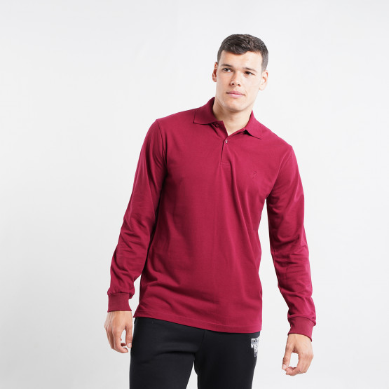 Target Men's Polo Blouse with Long Sleeves
