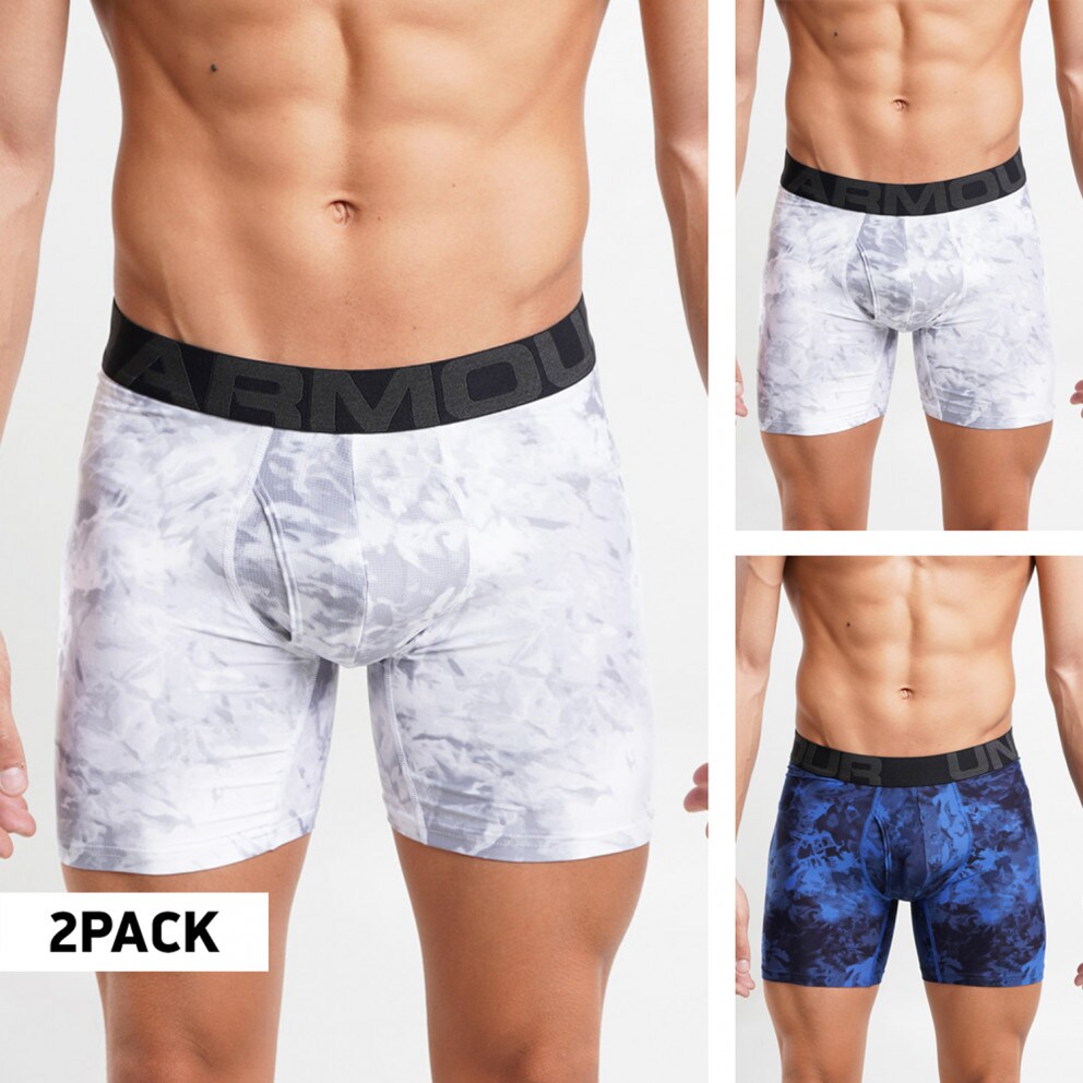 Under Armour Tech 6In Novelty 2 Pack Ανδρικά Μπόξερ