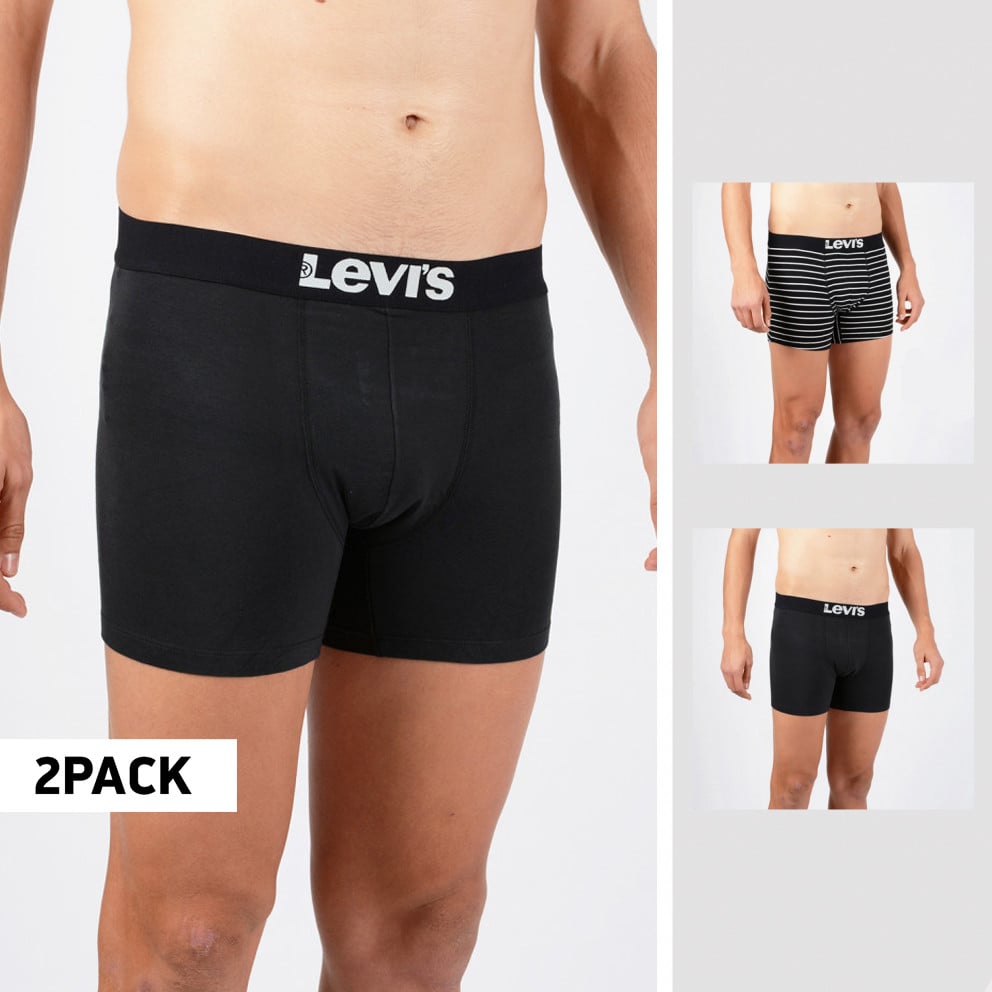 Levi's Men's 2-Pack Vintage Stripe Yd Boxer Brief