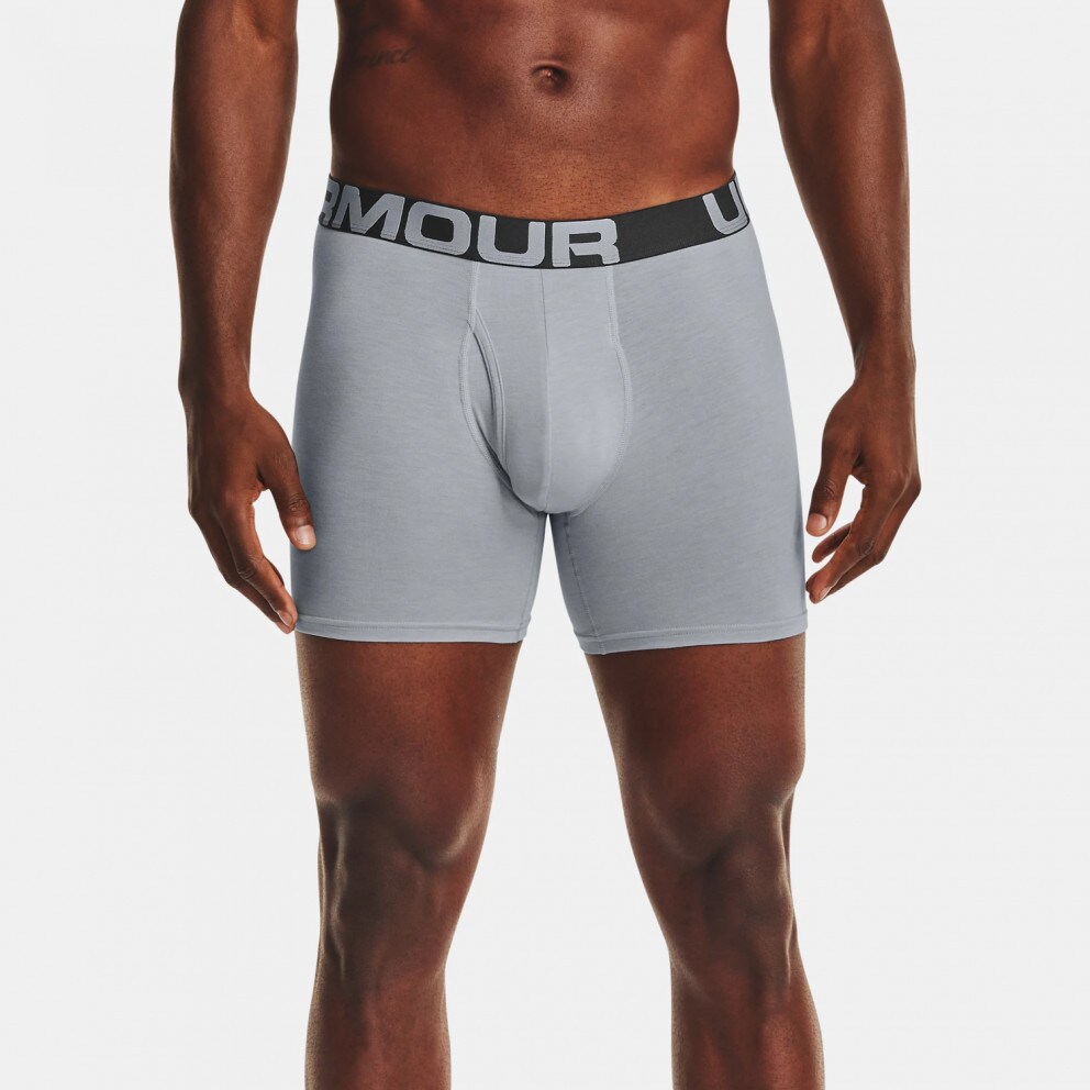 Under Armour Charged Cotton 6In 3-Pack Ανδρικά Μπόξερ