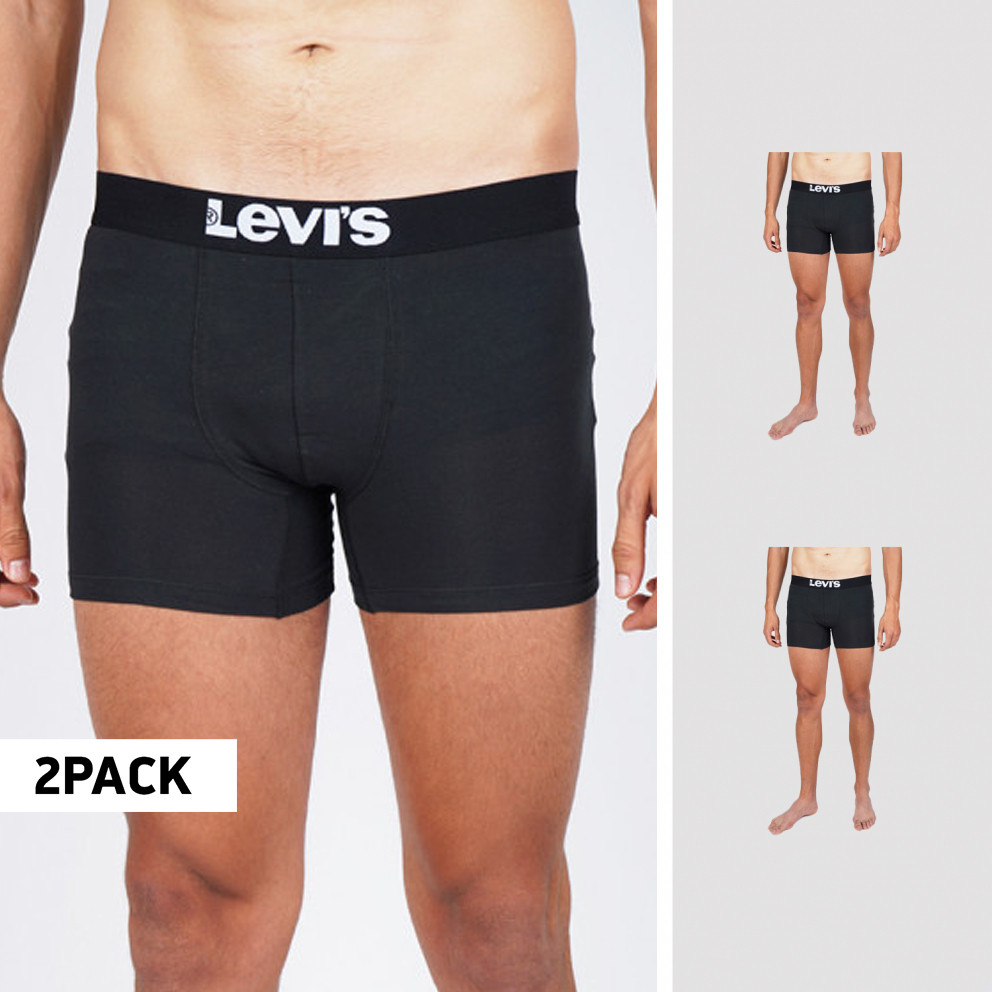 Levi's Men's Solid Basic 2-Pack Boxers (9000050298_26485)