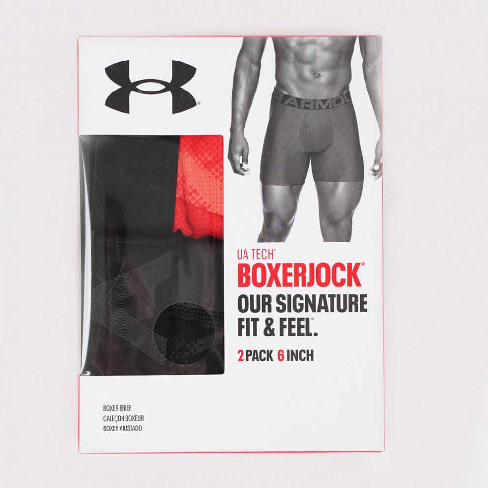 Under Armour Tech 6In Novelty 2 Pack Ανδρικά Μπόξερ
