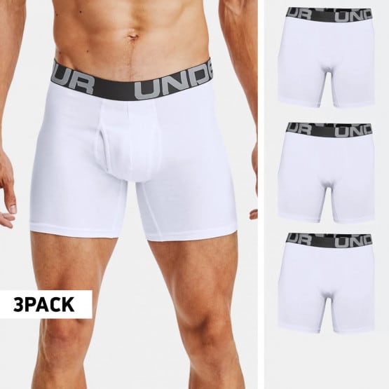 Under Armour Charged Cotton 6In 3-Pack Ανδρικά Μποξεράκια