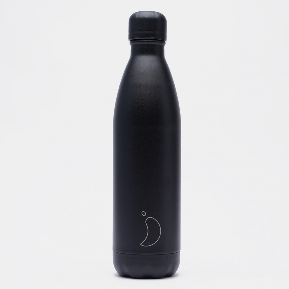Chilly's All Black Original Μπουκάλι Θερμός 750ml