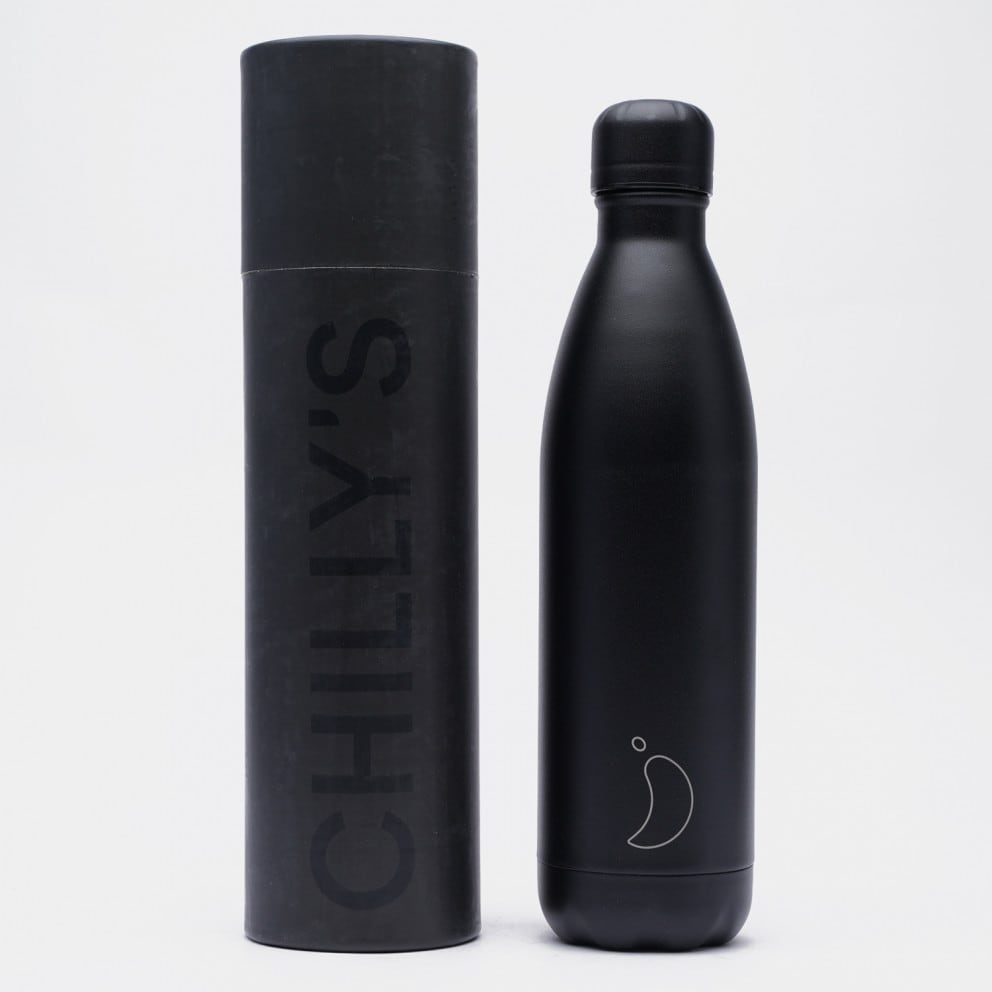 Chilly's All Black Original Μπουκάλι Θερμός 750ml