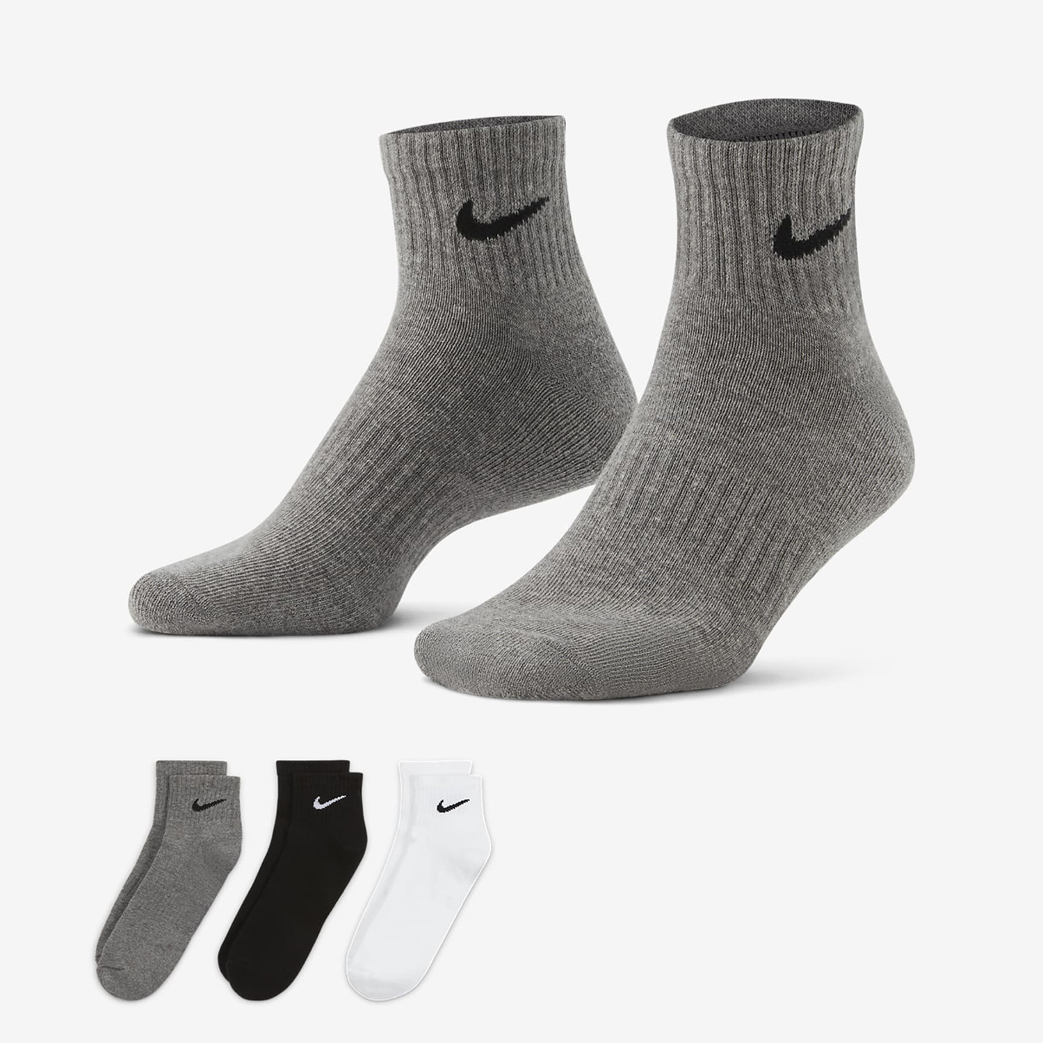 Nike Everyday Cushioned 3Pack Unisex Κάλτσες (9000093558_20432)