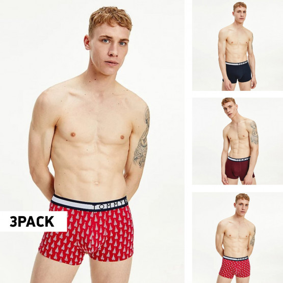 Tommy Jeans Trunk 3Pack Ανδρικά Μποξεράκια