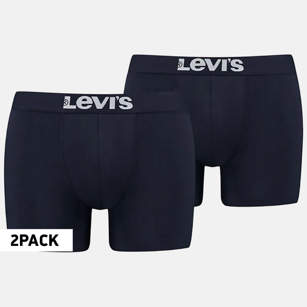 Levi's Men's Solid Basic 2-Pack Boxers (9000050296_1629)