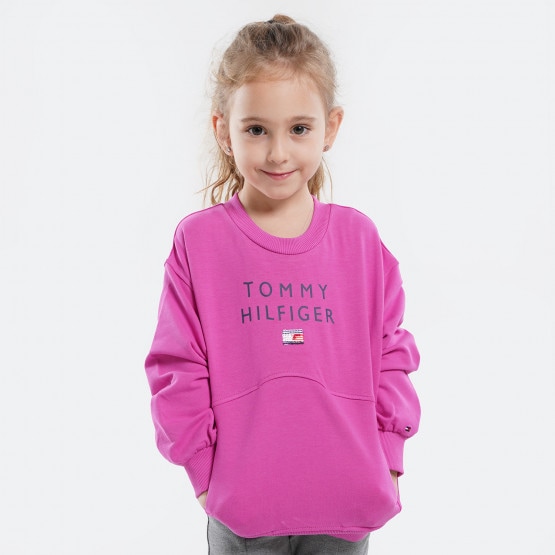 Tommy Jeans Basket lace-up trainers - VTCINF - Tommy Jeans Pleated Kids' Sweatshirt Pink KG0KG06159