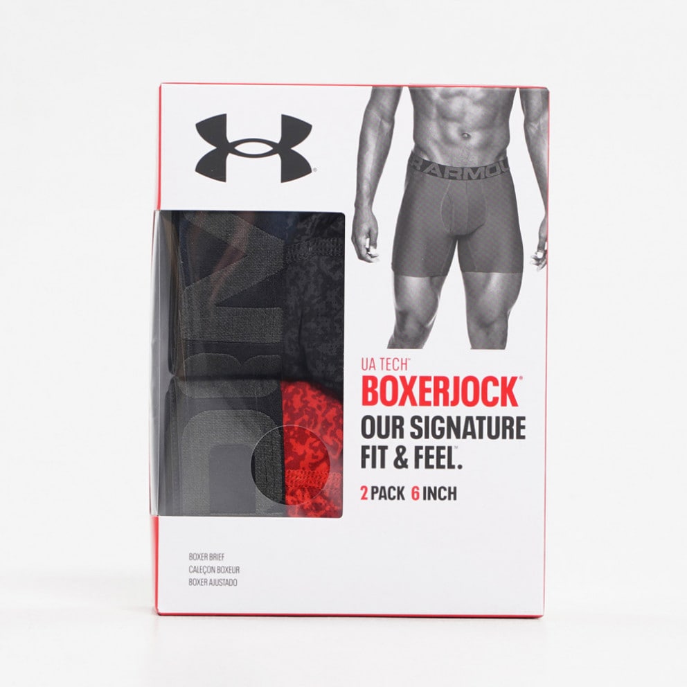 Under Armour Tech 6In Novelty 2 Pack Ανδρικά Μπόξερ