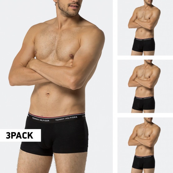 Rough sleep løst ret Tommy Hilfiger AM0AM07781BDS - Tommy Jeans Premium Essential 3 - 990 - Pack  Men's Boxers Black 1U87903841