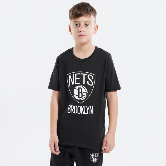 NBA BRANDED Primary Logo |Brooklyn Nets Kid's T-shirt