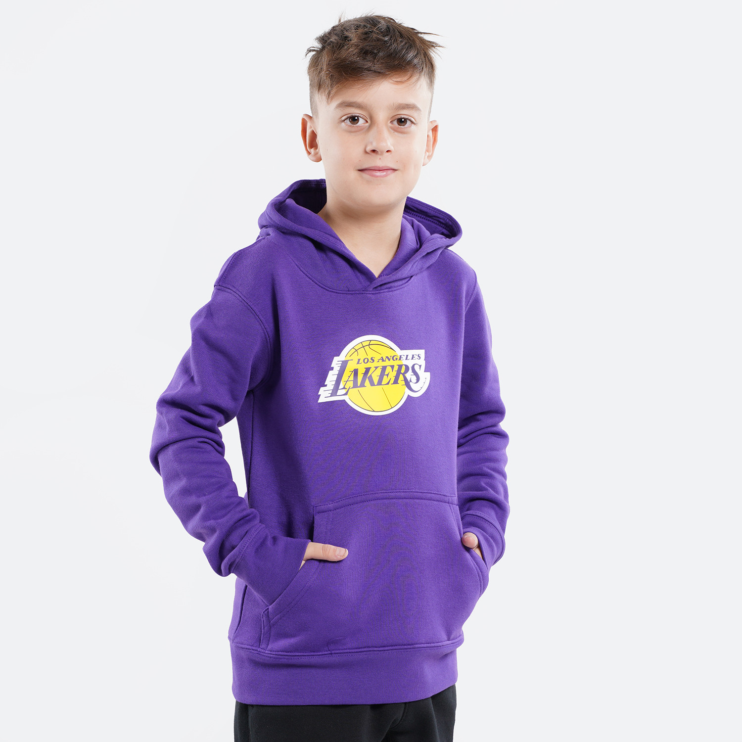 Nike NBA Los Angeles Lakers Παιδική Μπλούζα με Κουκούλα (9000093469_36408)