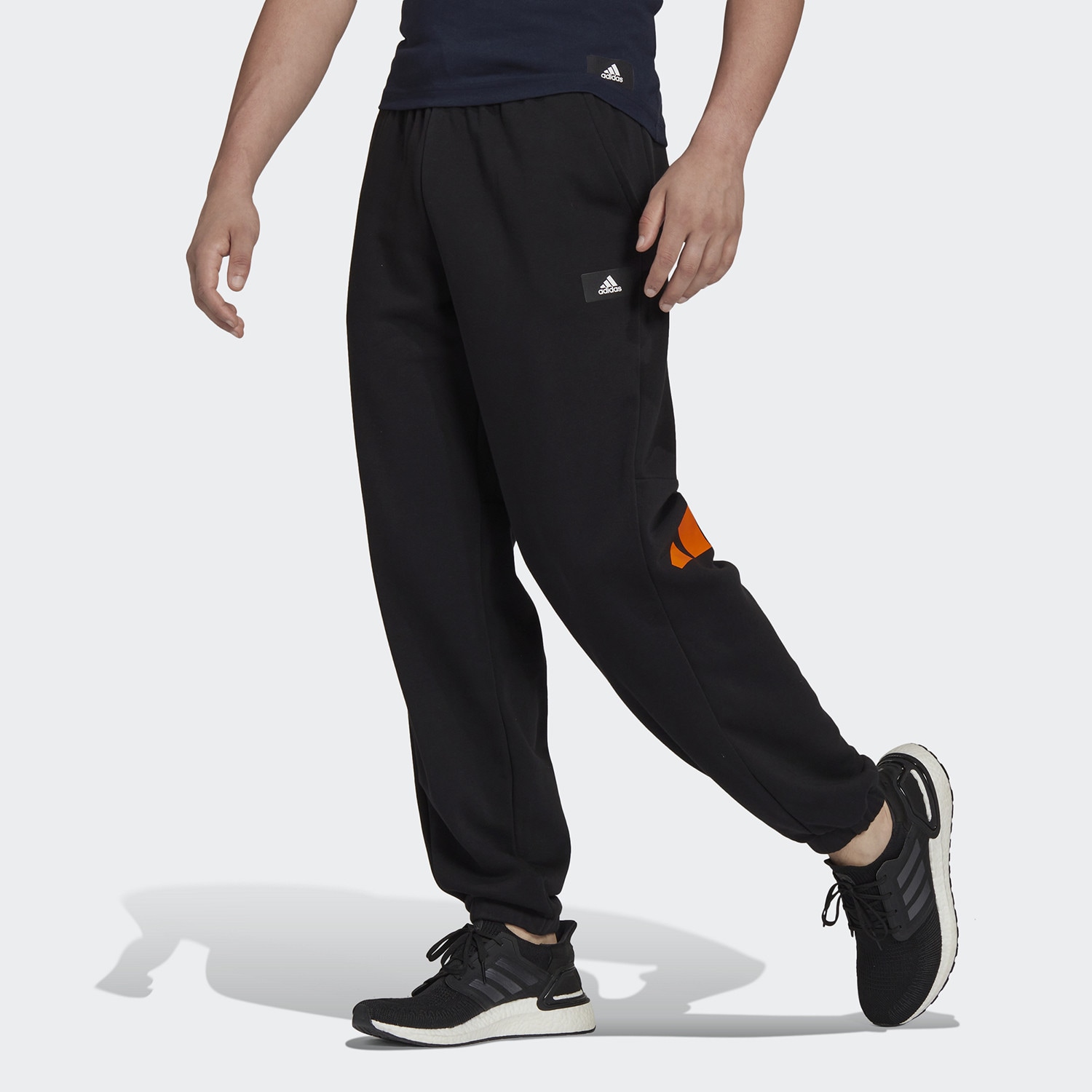 Adidas pants hotsell stripes halfway