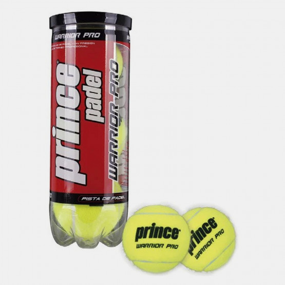 Prince Warrior Pro 3-Pack Μπάλες για Padel