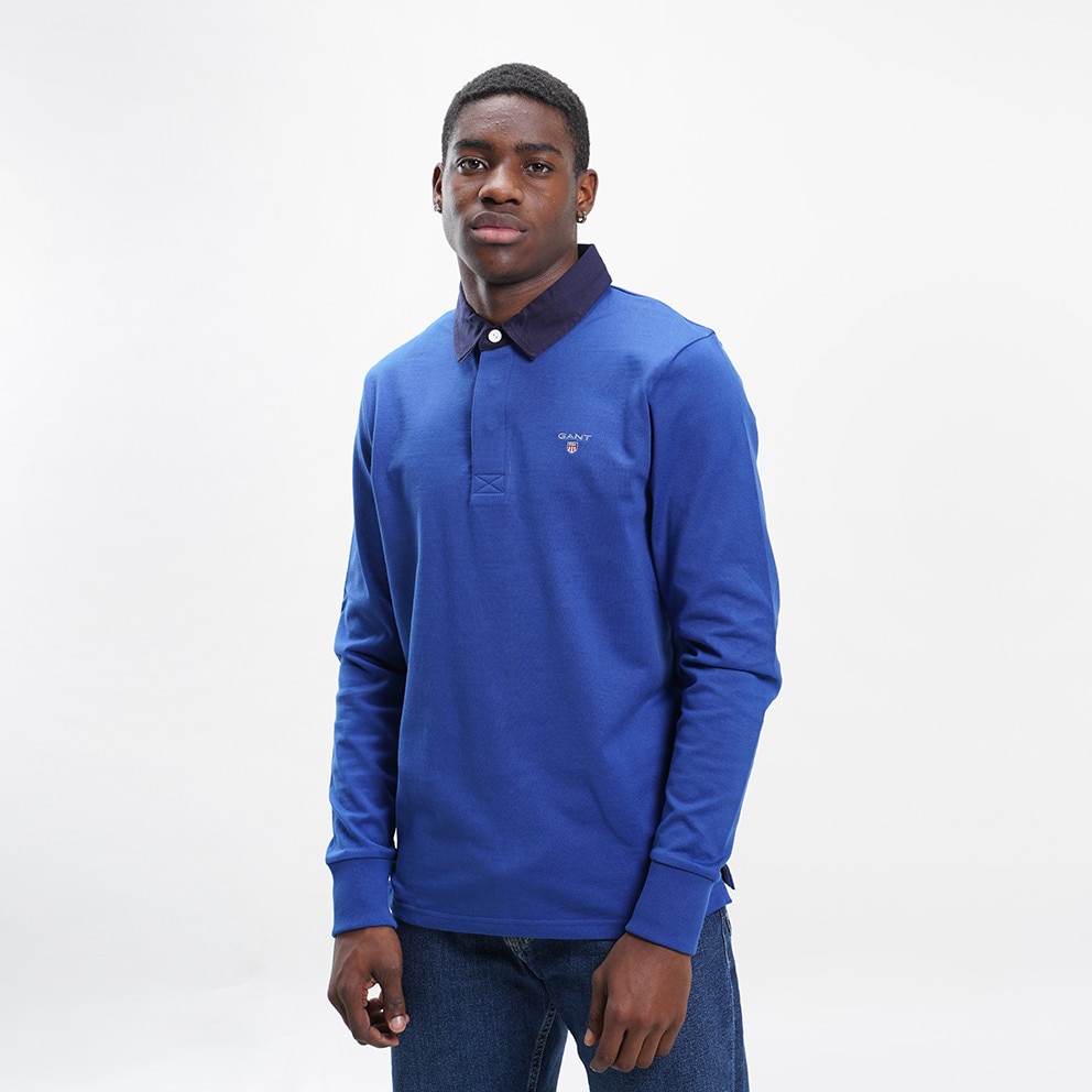Gant Original Heavy Rugger Ανδρική Μπλούζα Με Μακρύ Μανίκι