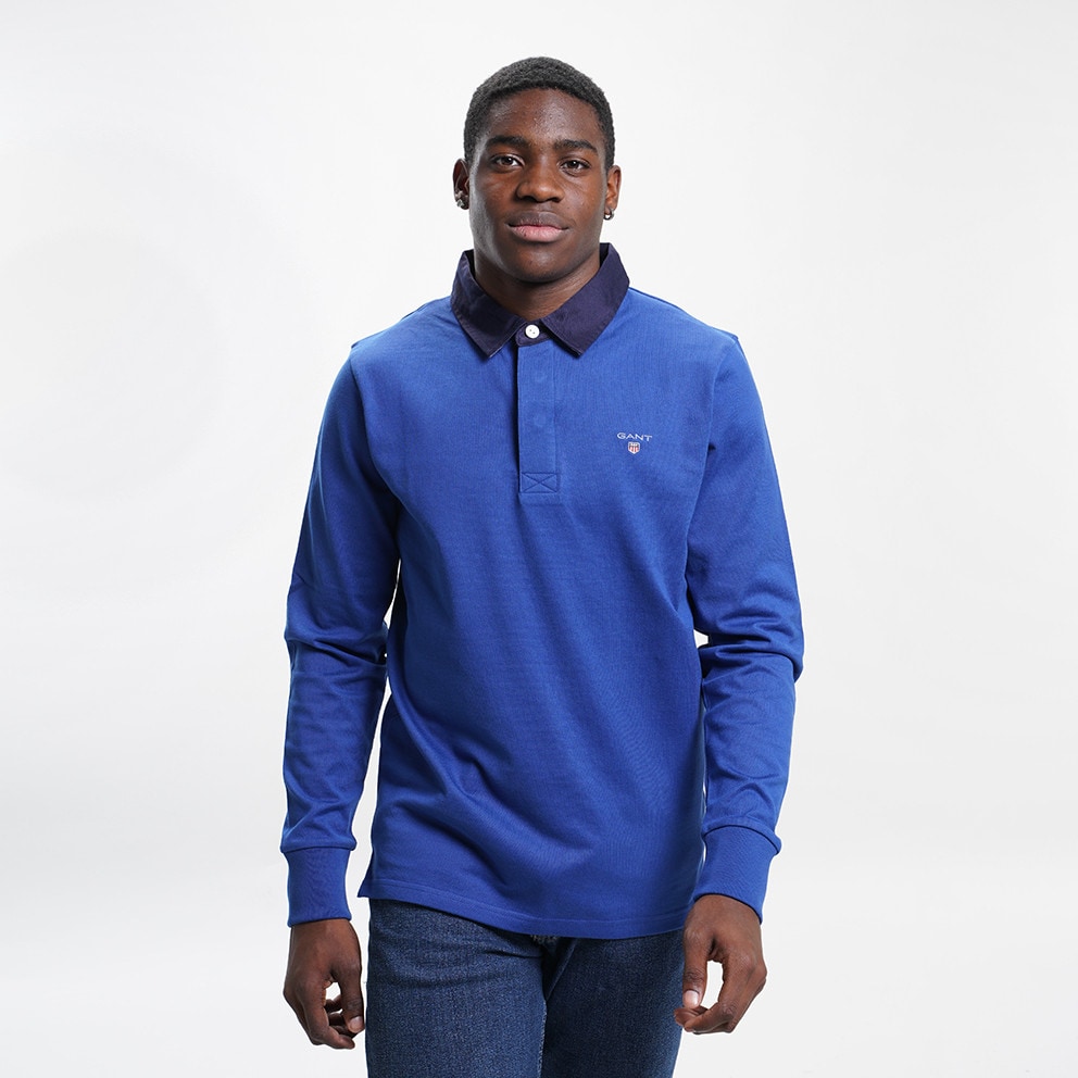 Gant Original Heavy Rugger Ανδρική Μπλούζα Με Μακρύ Μανίκι