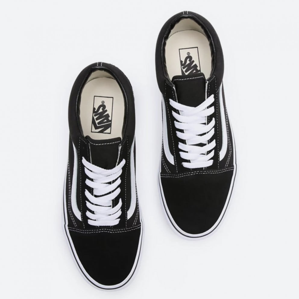 Black vans discount top view