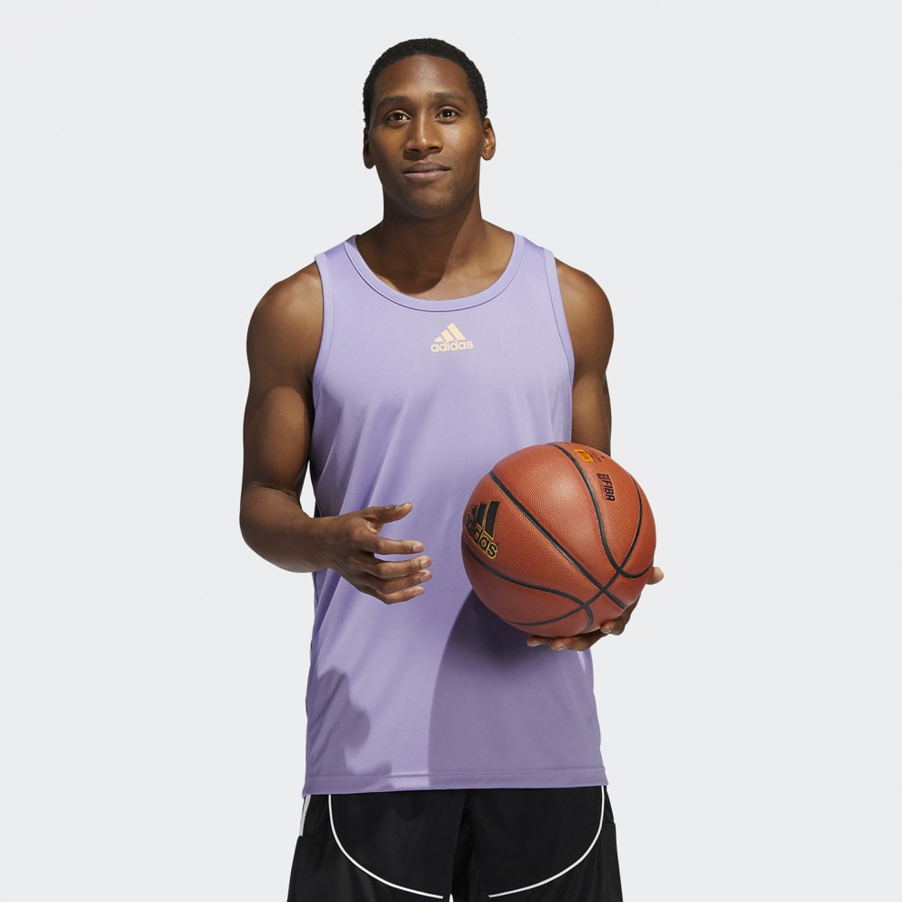 Adidas men's heathered tank top sale