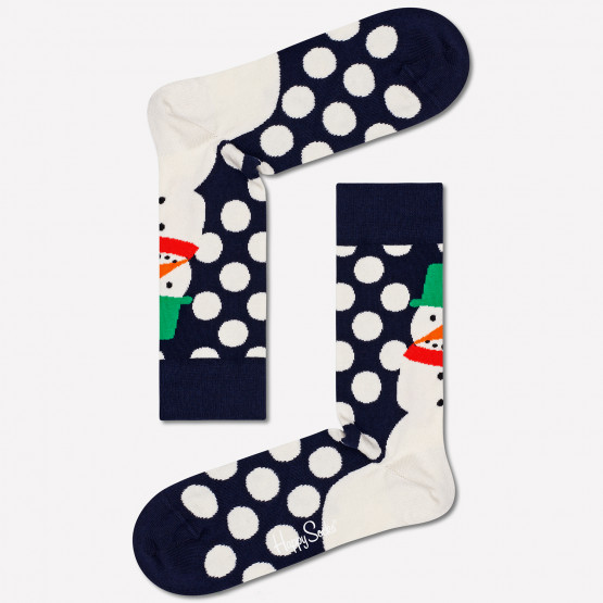 Happy Socks Jumbo Snowman Unisex Socks