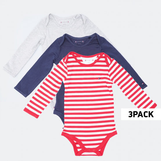 Tommy Jeans 3-Pack Giftbox Baby Bodysuits