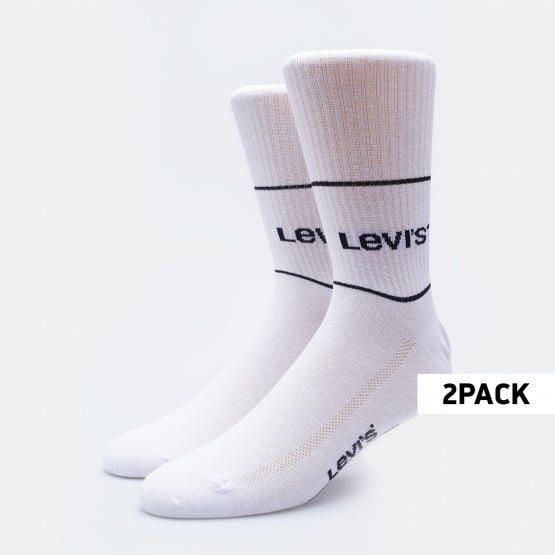 Levis  Short Cut Logo Sport Unisex Socks - 2 Pack