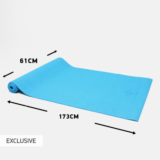 GYMNASTIK PVC Στρώμα Yoga 173 x 61 x 0,4 cm