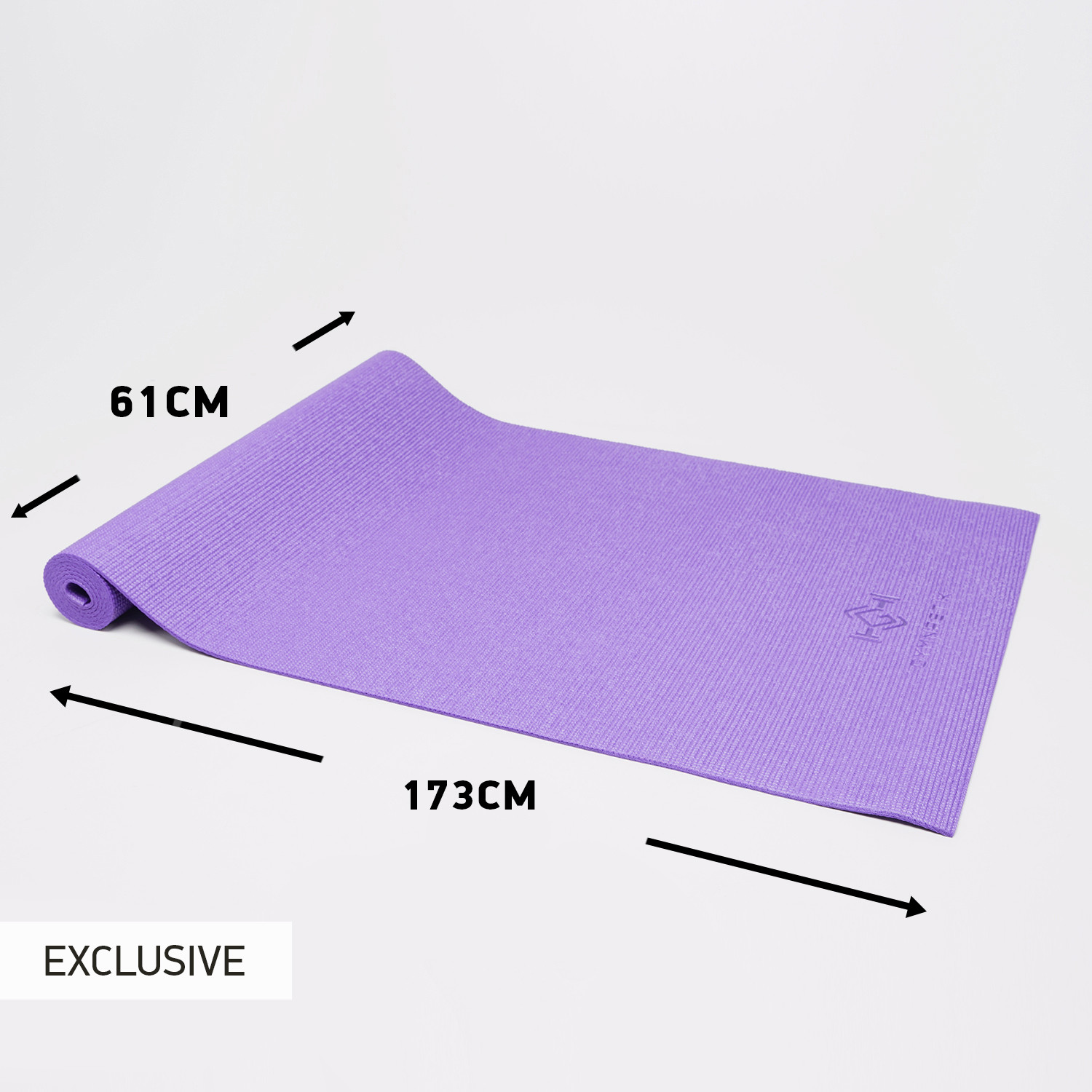 GYMNASTIK PVC Στρώμα Yoga 173 x 61 x 0,4 cm (9000091582_3149)