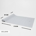 GYMNASTIK PVC Στρώμα Yoga 173 x 61 x 0,4 cm