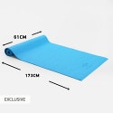 GYMNASTIK PVC Yoga Mat 173 x 61 x 0.4 cm