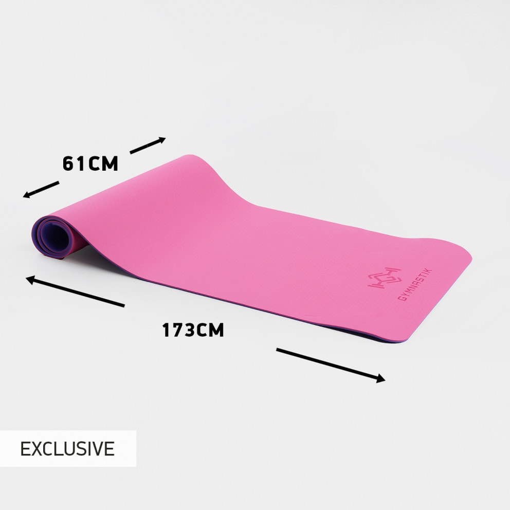 GYMNASTIK Double Color Yoga - Pilates Mat 173 x 61 x 0.6 cm