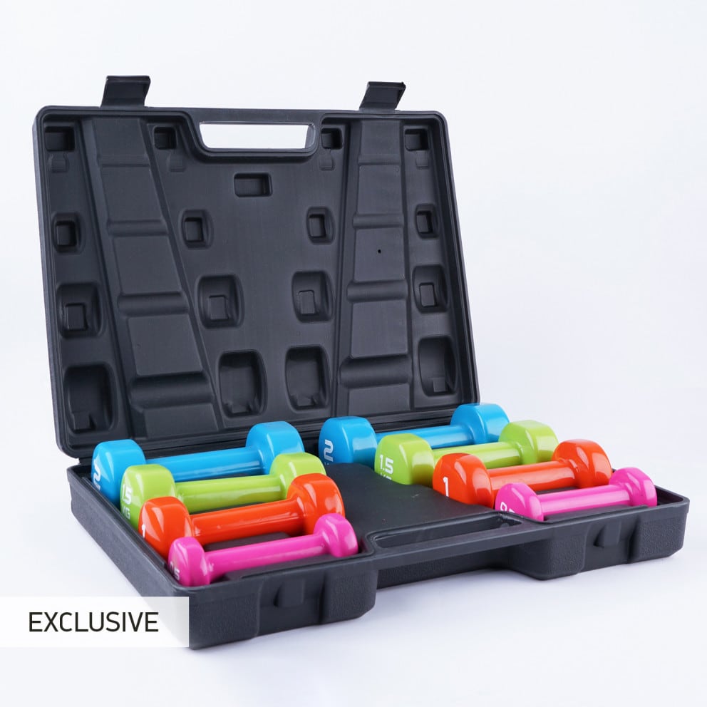 GYMNASTIK 10Kgs Vinyl Dumbbell Set